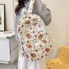 Fashion Backpack New Lightweight Small Rise High Capacity Backpack Cute Graffiti Texture Backpack