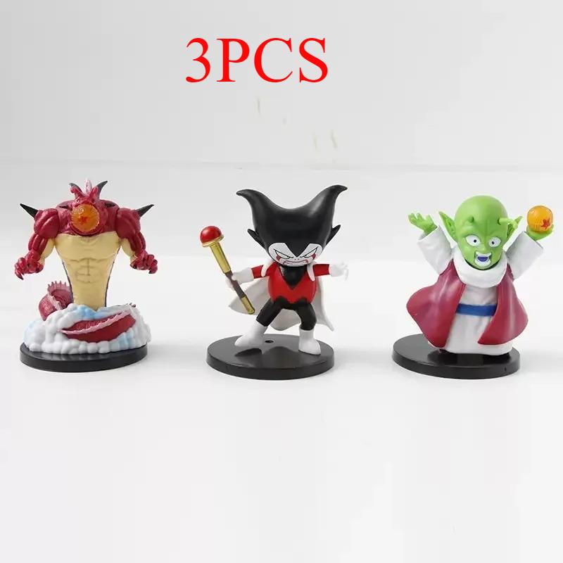 

Идеальная Q-версия Bandai Dragon Ball: Набор фигурок персонажей, таких как Сунь Укун, Веджета, Бролли, Бу и Супер Синяя Форма
