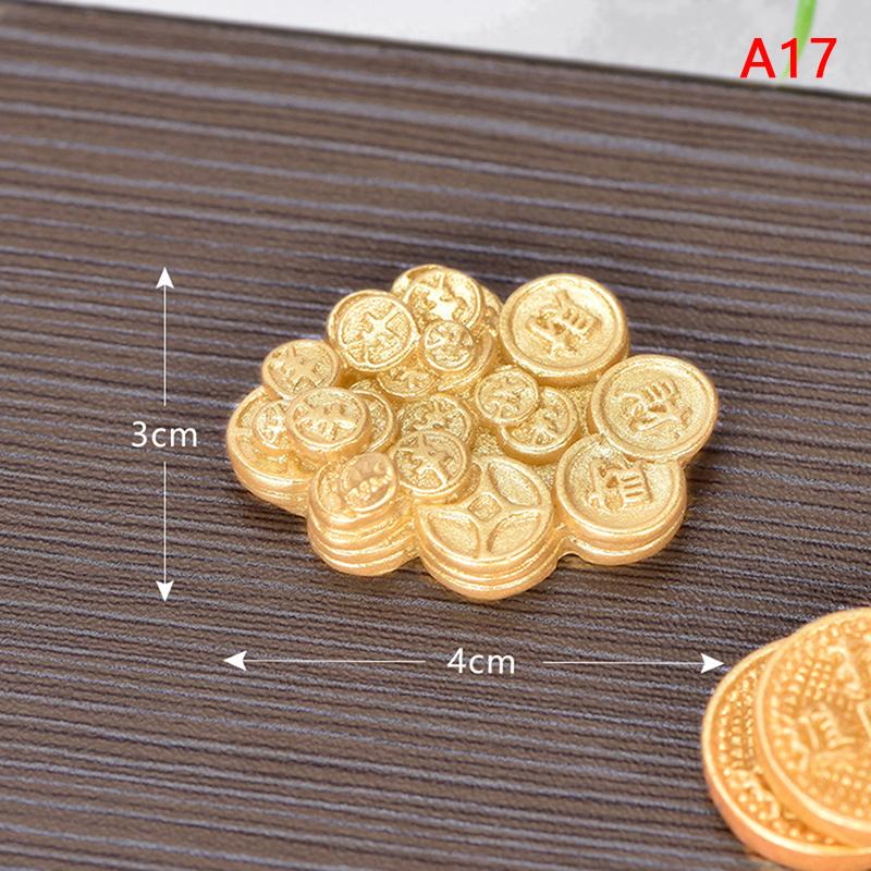 Feng Shui Auspicious Fa Cai Money Tree Gold Ingot Bag Lucky Fortune Spring Festival Mascot Desktop Ornament Car Home Decor Craft