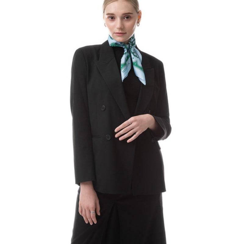 MAYA SAPANA Printed Silk Square Mini Scarf - Summer Song