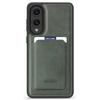 For Samsung Galaxy S25 Edge Magnetic Case with Detachable Card Holder TPU+PU Leather Phone Back Cover