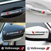 B6 VW For Volkswagen 4Pc Car Door Anti Scratch Auto Door Handle Protector Decals Wiper Stickers For Volkswagen VW Golf 4 7 MK3 4  QK9