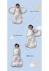 Newborn Knit Cotton Anti-Startle Swaddle Sleeping Bag - All-Season Style
