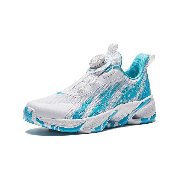 Anta Kids Red Flame 3.0 Shock Absorption Low Top Running Shoes Kids running shoes White Blue 312335511-1