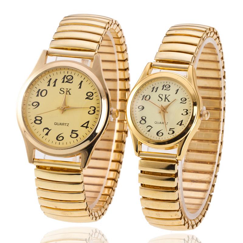 Digital Senior Watch with Spring Band and Simple Scale