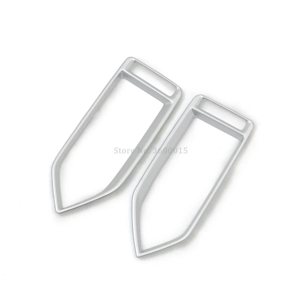 For Mazda CX-8 CX8 2017-   2024 Carbon Fiber Front Air Condition Vent Outlet Cover Trim Interior Car Accessories