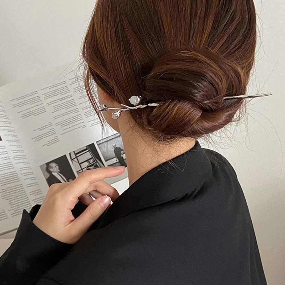 Headwear Cheongsam Metal Hairpin Ancient Style Hairpin Chinese Style Headwear Hanfu Hair Sticks