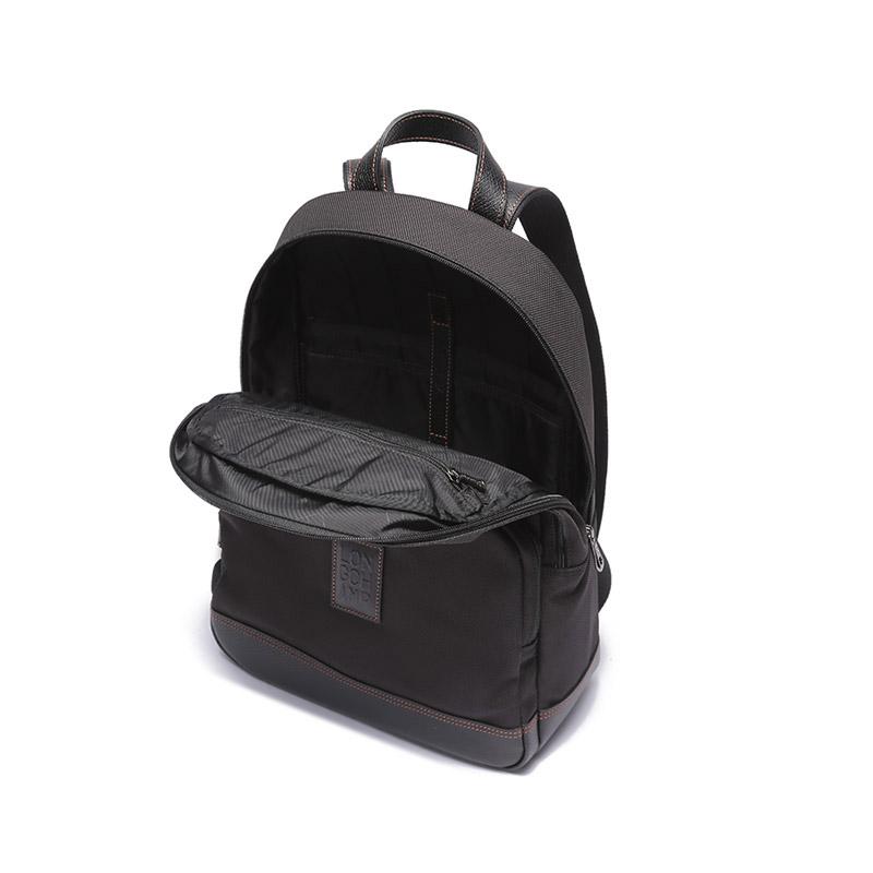 Longchamp Boxford 30 Valentines Day Edition Zipper Closure Adjustable Straps Leather Trim Backpack Men Backpack Black 1475080001