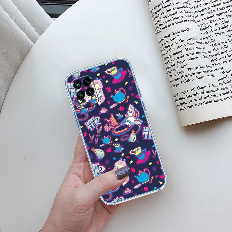 Alice in Wonderland Cat Princess Phone Case for Motorola Moto Edge 20 30 40 50 S30 Fusion Ultra Pro Neo Lite + G200 G23