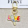 Mini Keychain Tennis Party Favors Tennis Ball Key Ring Tennis Bag Pendant Sports Keychain For Boys Girls School Carnival Reward