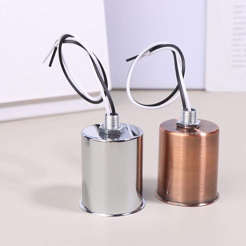 E27 Ceramic Screw Light Base Light Socket Round Led Filament Lamp Holder Indoor Led Lamp Part Easy To Install For Led Light