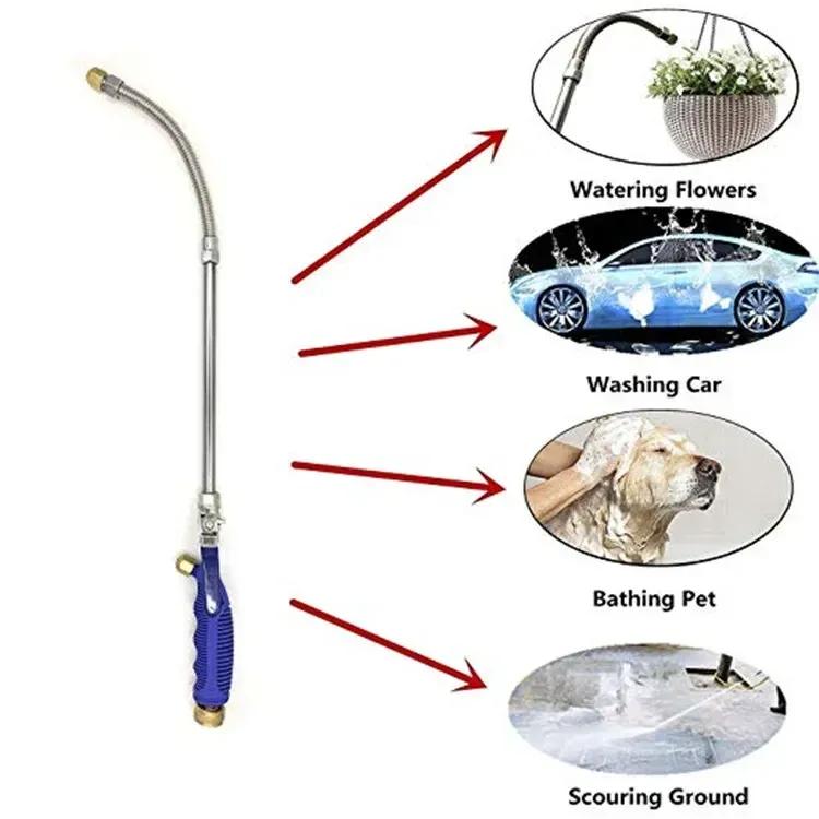 Power Washer Wand  High Pressure Car Water Gun Hose Attachment Nozzle Flexible Glass Cleaner Extendable Garden Watering Sprayer
