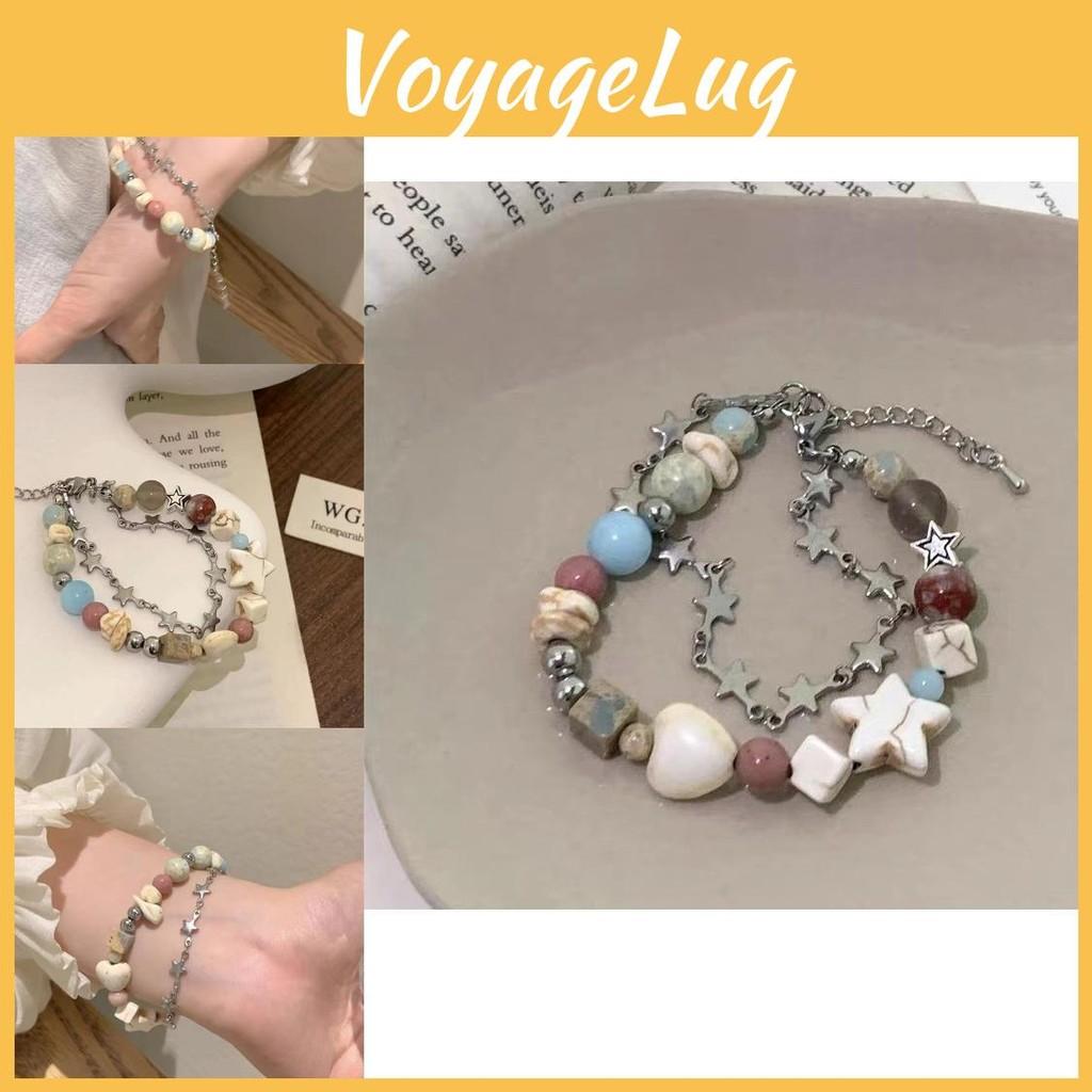 Fashionable Lightweight Star Stone Bracelet For Women Summer Trend 2024