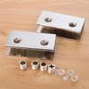 2 Pack Adjustable Glass Support Clamp Zinc Alloy Heavy-duty Bracket