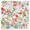 50 Cartoon Christmas Stickers for Laptops, Notebooks, Guitars, and DIY Projects