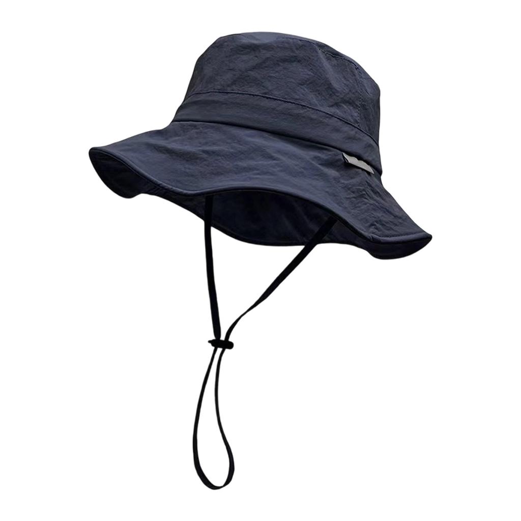 Wide Brim UV Protective Hat With Ponytail Hole Portable Design Men Women Outdoor Adventures