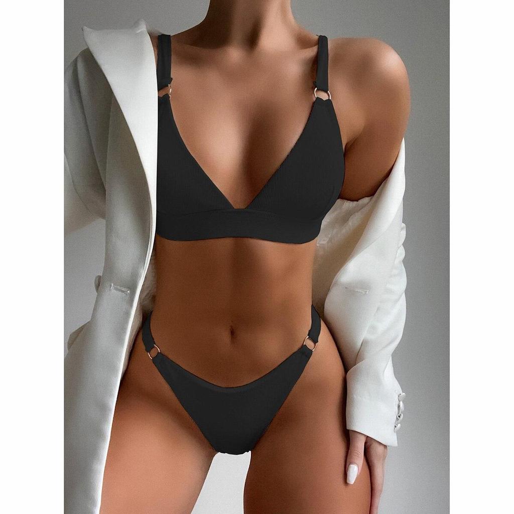 Sexy Women Swimsuit Female Bikini Push Up Bikini Set Brazilian Swimwear Solid Biquini Swimming Suit Bathing Suit Beachwear