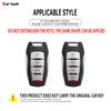 Zinc Alloy+Leather Auto Smart Key Fob Cover Case Protective Housing Remote Fit For Great Wall Poer GWM Vanguard Auto Key Fob Decoration Housing