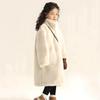 Girls' Long Faux Fur Winter Coat – Thick Plush Mink Velvet Lining