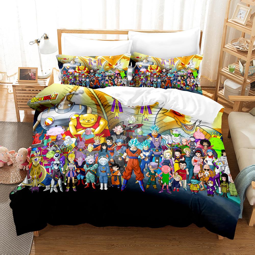 Animation Bedding Kit, Series 3D Digital Printing Three-Piece Set