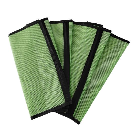 

4Pcs Summer Horse Fly Boots Breathable Reduce Stomping Flies Bites Horse Mesh Leg Wrap Adjustable Horse Leg Leggings Guard Protective Cover Horse зелений