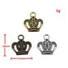 Crown Charms Multi Color Alloy Pendants For Royal Princess Jewelry Accessories