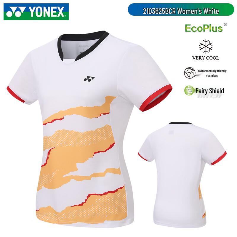 YONEX Quick-Dry Breathable Badminton Short-Sleeve Shirt L