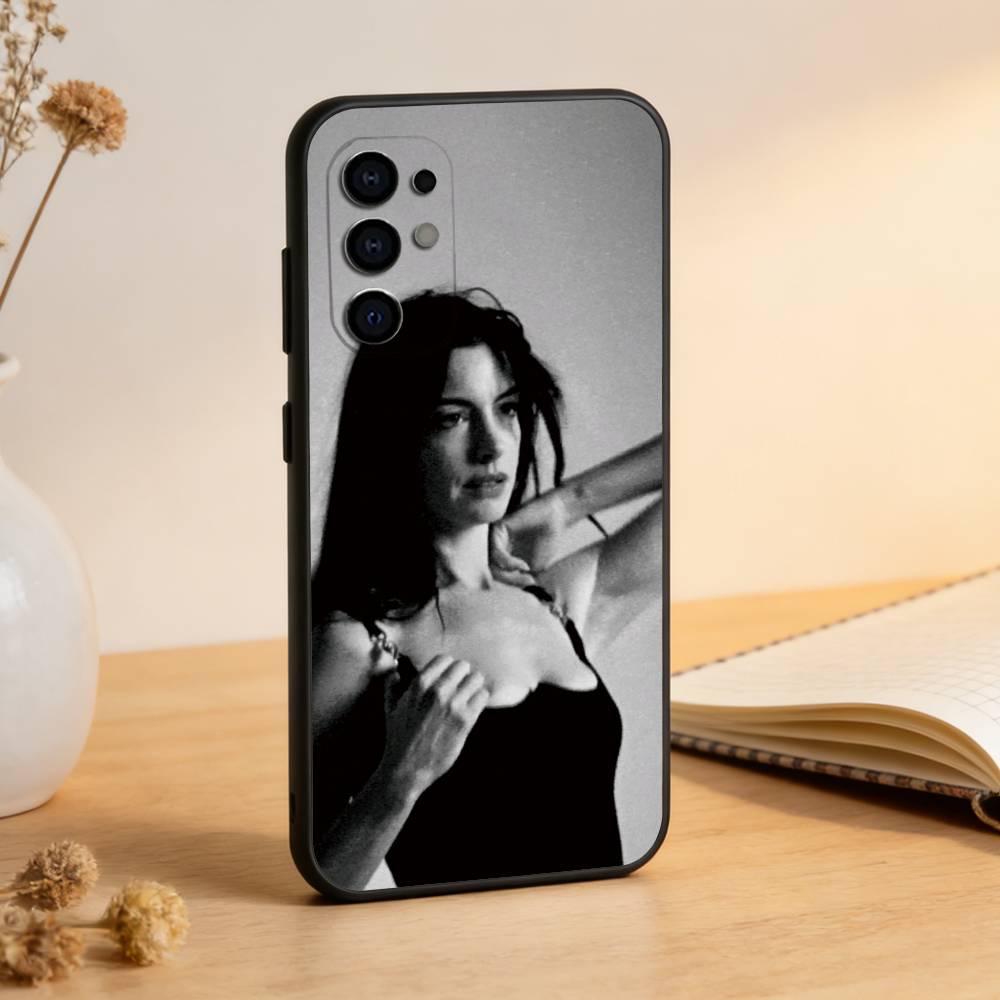 

Anne Hathaway Phone Case Black Silicone Soft For Samsung S25,S24,S21,S22,S23,S30,Ultra,S20,Plus,Fe,Lite Samsung S30Ultra5G