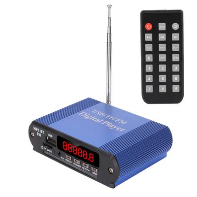 Výkonový zesilovač 3 v 1 MP3 přehrávač Rádiový výkonový zesilovač Bezdrátové dálkové ovládání Bluetooth 5.0 Music