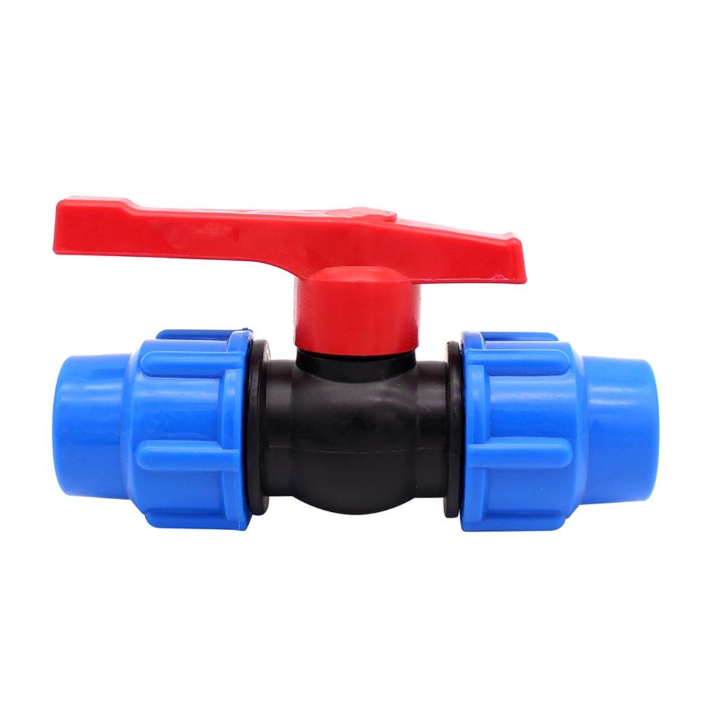 20 25 32 40 50mm Plastic Quick Ball Valve for PE Pipes - Irrigation Water Fitting with High Pressure Resistance