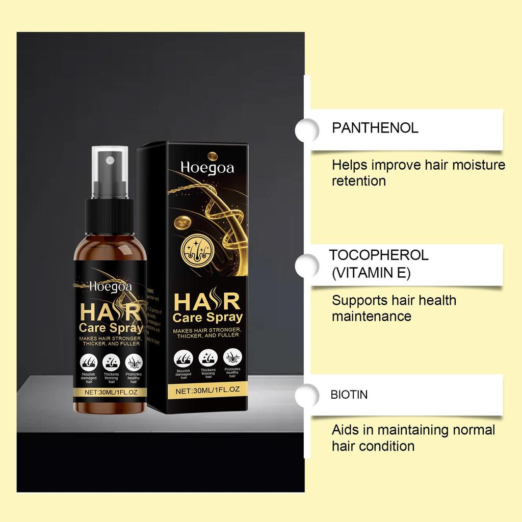 Sanftes Haarpflegespray, Nährendes Leave-in-Spray für weiches, geschmeidiges und natürlich glänzendes Haar, Täglicher Haarfeuchtigkeitsspray