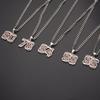 Men's Athlete Stainless Steel Sports Digital Necklace Baseball/Basketball/Soccer Team Inspiration Jewelry Spot