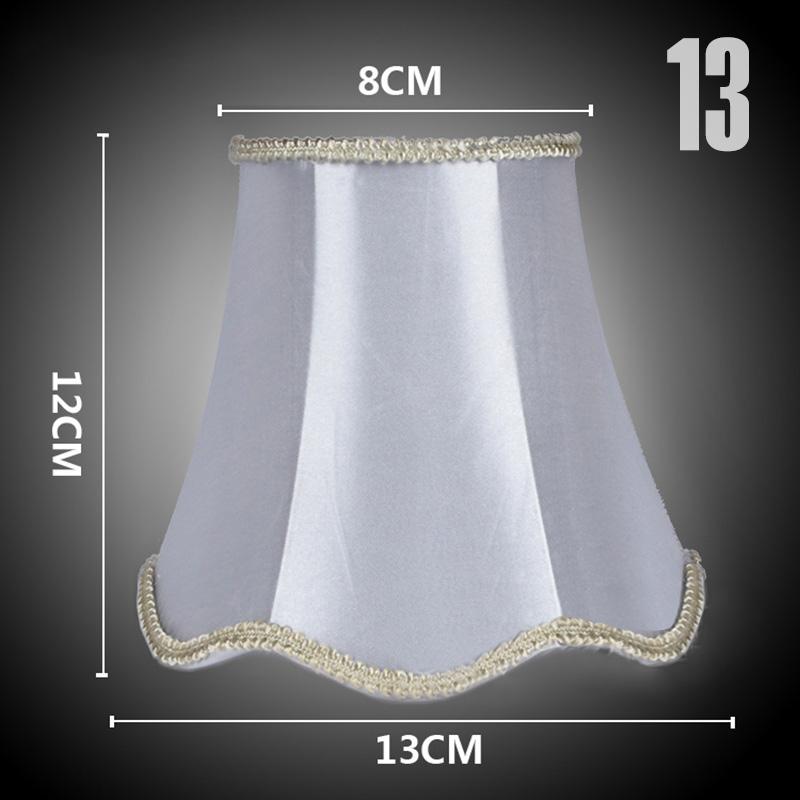 Simple Chandelier Lamp Shade Retro Candle Chandelier Cloth Lampshade Nordic Style Modern Lamp Cover For Home Decoration