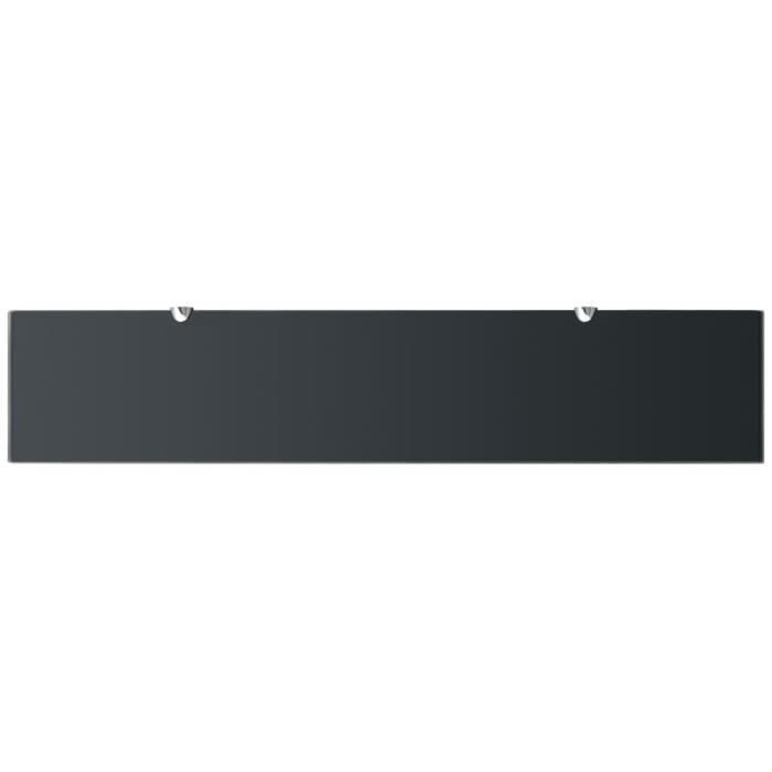 VidaXL Wall Shelves 2 Pcs Glass 100 X 20 Cm 8 Mm
