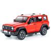 New 1:24 Tank 300 SUV Car Alloy Car Model Die-cast Metal Toy Off-road Car Car Model Sound and Light Pull Back Can Open The Door Children Boy Gift
