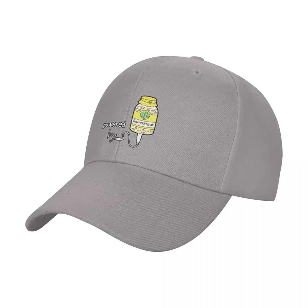 Powered By Sauerkraut Baseball Cap Tea Hat Horse Hat Womens Golf Clothing Unisexs