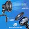 Car Fan with Automatic Oscillating Head [New for Summer] by Tomistan. Oscillating Head, 3-Level Airflow Adjustment, Dual-Fan Type, LED Light, Low Nois