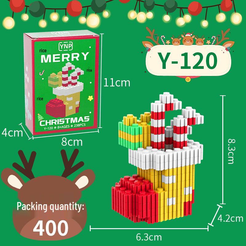 Christmas Building Blocks for Kids: Compatible with Lego, Educational & Decorative Gifts