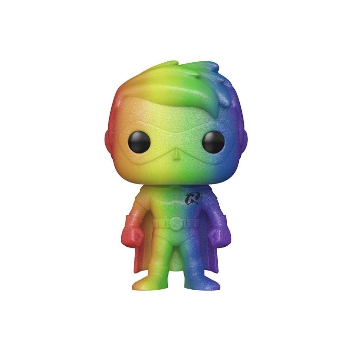 Figurine pop - funko - dc pride - robin - multicolore - collection officielle