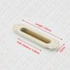 KAK Hidden Door Handles Zinc Alloy Tatami Recessed Pull Sliding Door Handles Bedroom Cabinet Handle Furniture Handle Hardware