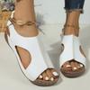 Fashion Women Sandals Wedge Heels Sandals For Summer Shoes Women 2024 New Platform Sandals Wedges Shoes Heeled Woman Elegant Footwear