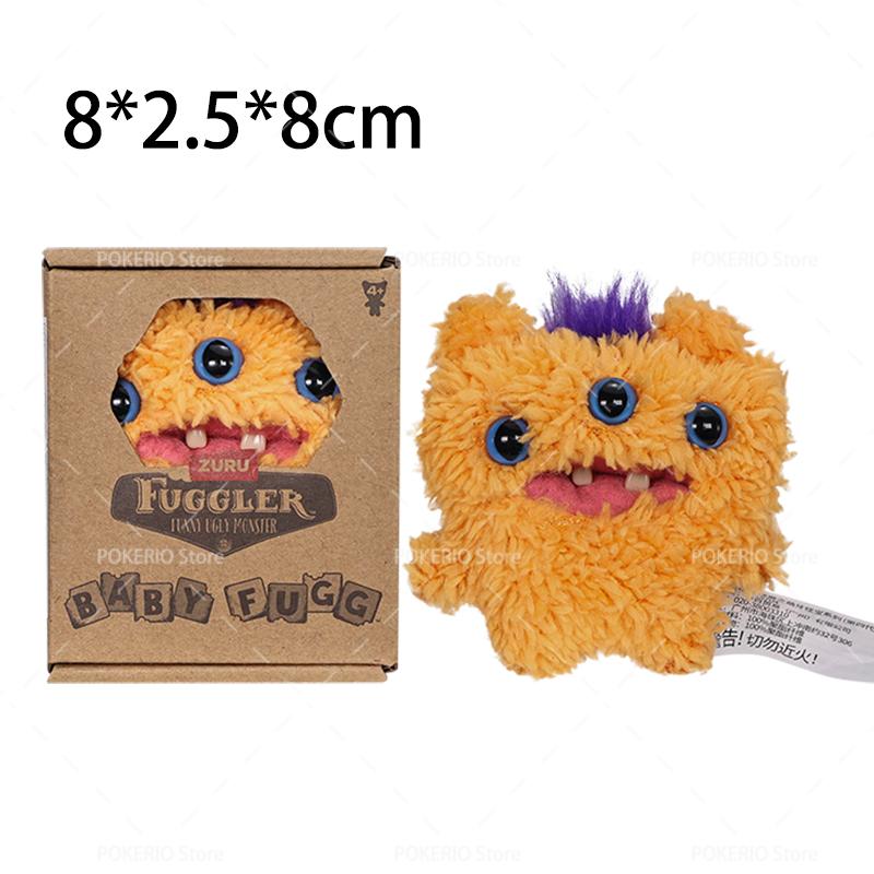 Hot Fuggler Teeth Monster Plush Doll Little Monsters Baby Series Funk Teeth Treasure Ugly Monster Collectible Toys Holiday Gifts