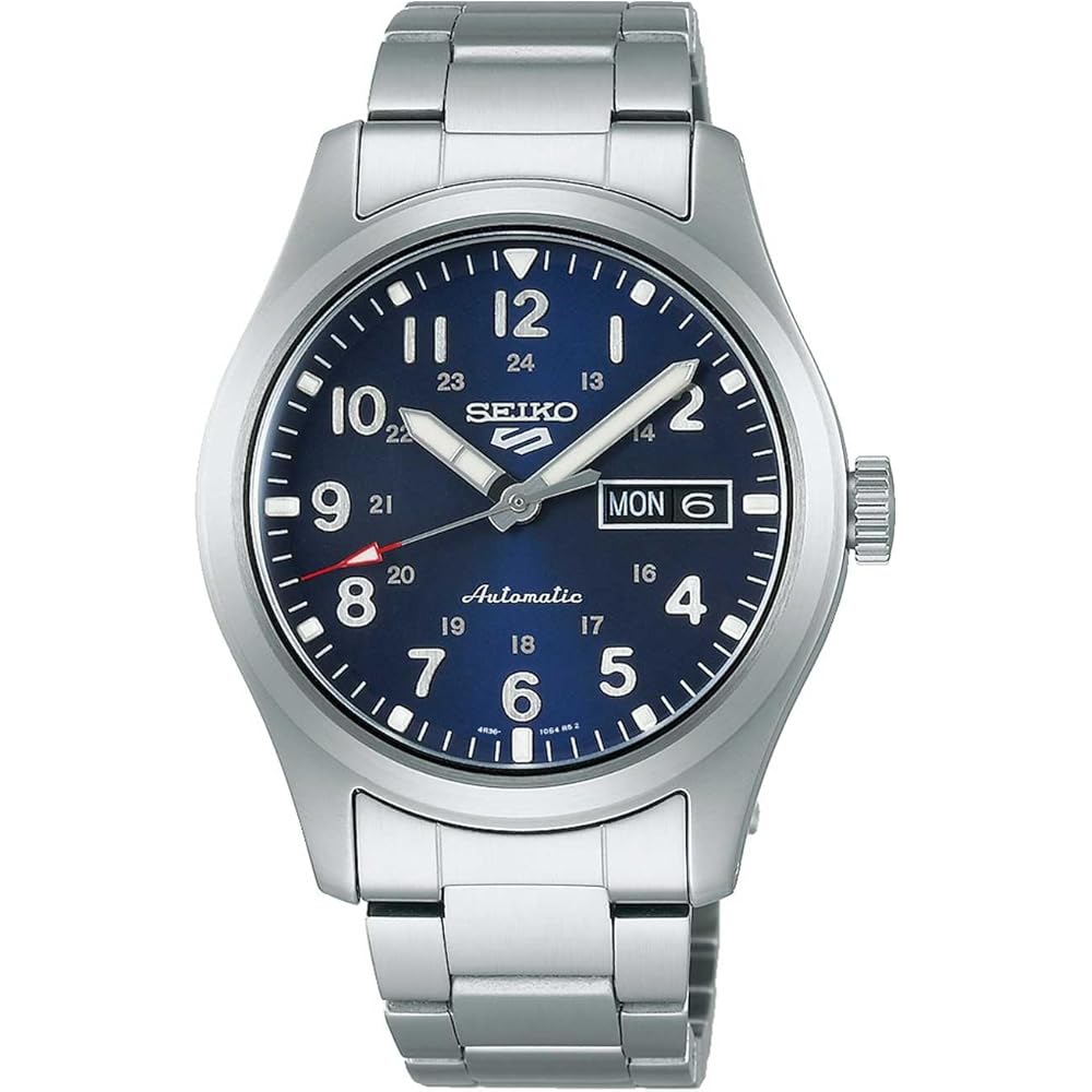Аналоговые мужские часы Seiko Серебристый ремешок Классические часы