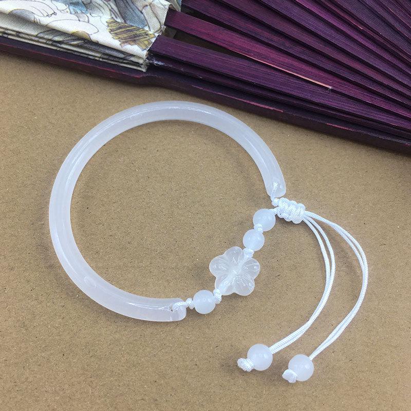 2025 Artistic Chinese Retro Lotus Bamboo Bracelet - Unique Bead Design