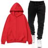 Unisex Fleece Hoodie + Black Joggers Two-Piece Set