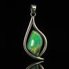 CERTIFIED Natural Australian Opal 39.75 Ct 925 Sterling Silver Fancy Pendant