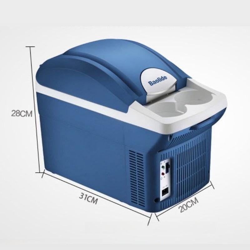 6L/8L Large Capacity Car Refrigerator Small Car & Home Dual Purpose Freezer Portable Mini Fridge