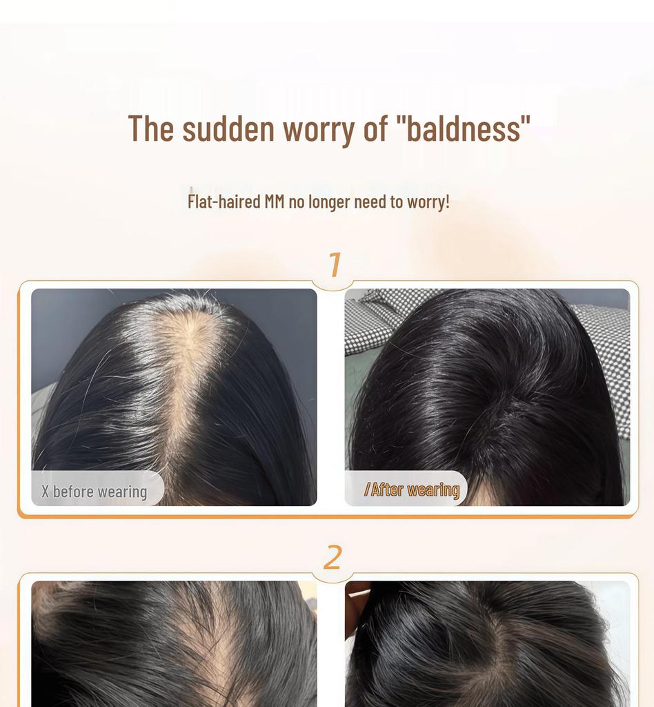 Natural Black Long Straight Hand-Woven Lace Wig Cap - Realistic Invisible Hairpiece for Daily Wear