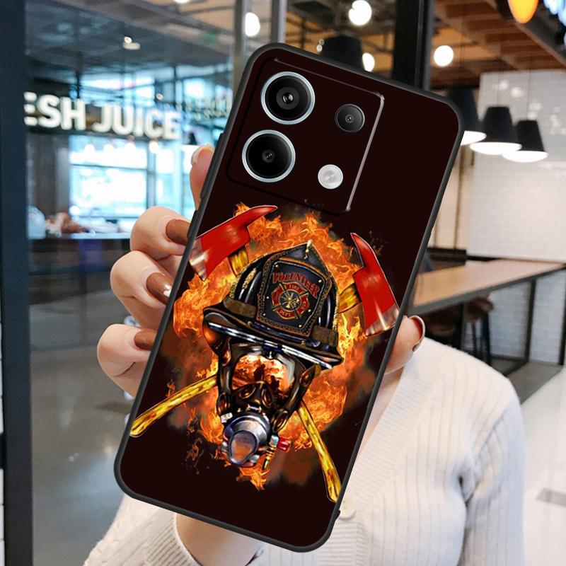 

Firefighter Heroes Fireman Case For Xiaomi Redmi Note 11 9 10 12 13 14 15 Pro Plus Redmi 15 15C 10C 12C 13C 14C Cover Redmi Note 13 4G
