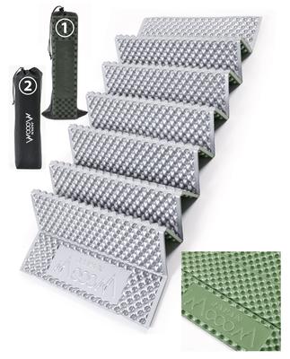 Maugham Japan Camping Mat, Outdoor Mat, Extra Thick 20mm, Leisure Mat, Sleeping Bag Mat, Silver Mat [2 Types of Storage Bag Included] Sleeping In